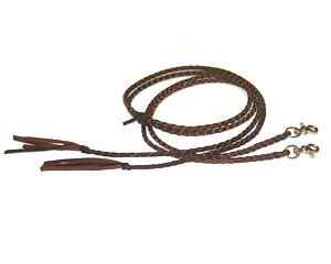 # 1320-1 Leather Round Braided Split Reins.