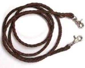 1320 Round Braided Leather Roping Rein — Loomis Tack Supply